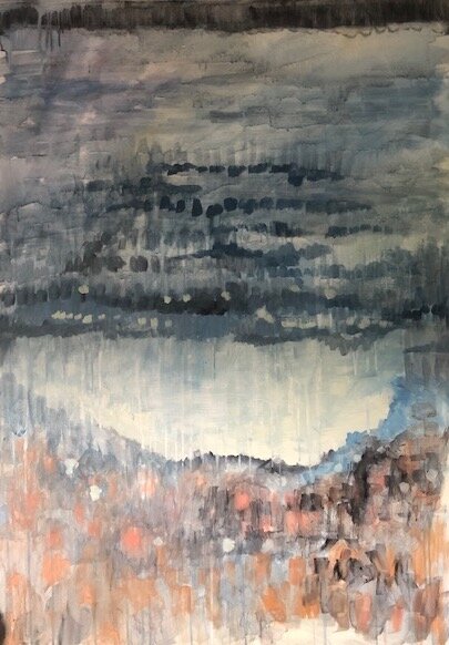 The Eye of the Storm 2, acrylic on canvas 1000x700mm